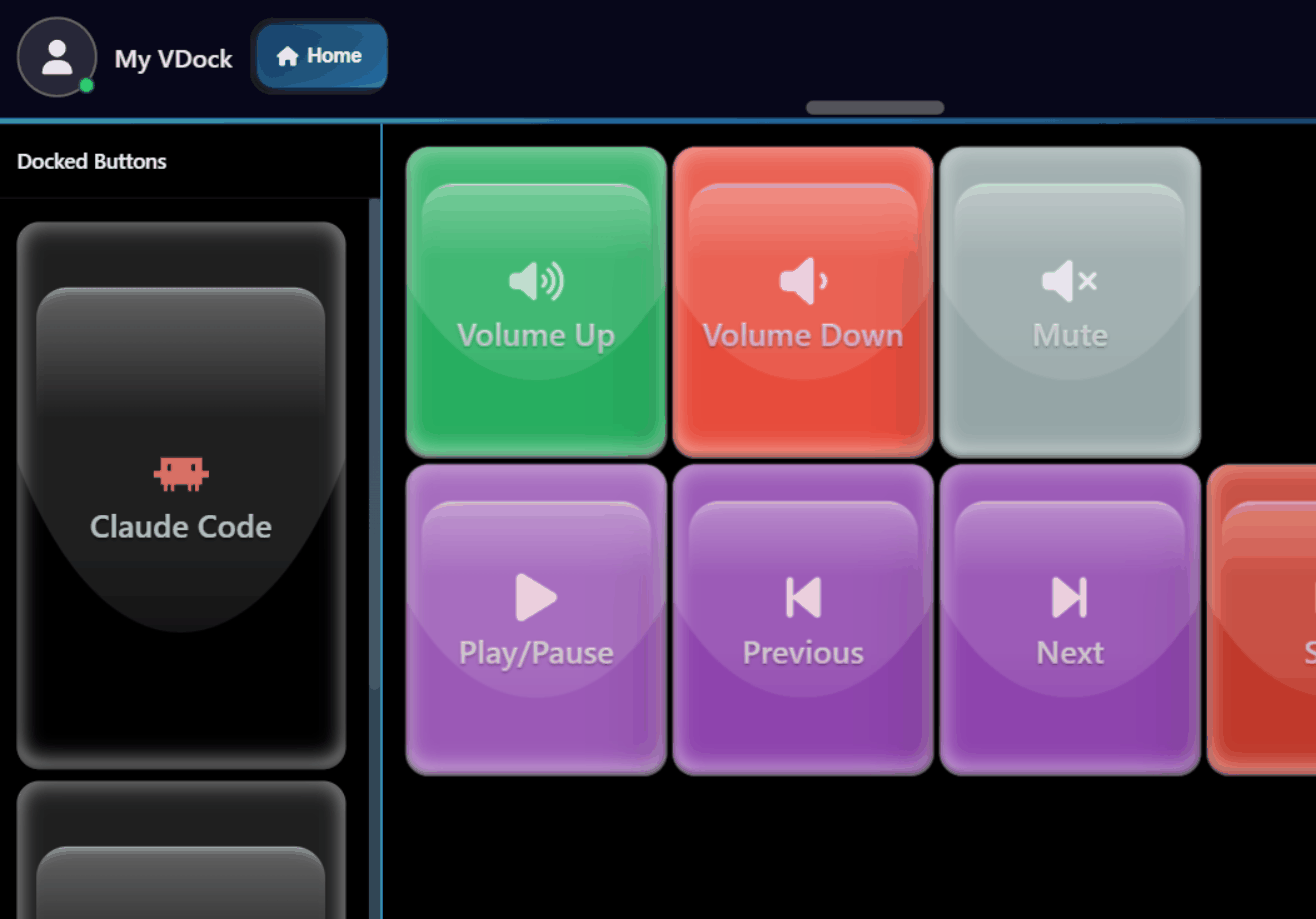 VDock2: Virtual Stream Deck